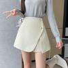 Women's High Waist Wool Pleated A-line Skirt with Anti-exposure Shorts - 2025 Autumn/Winter Collection