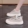 Spring Student Versatile Little White Board Shoes Women's Retro Flat Bottom Low-top Casual Single Shoes Lightweight Breathable Sports Shoes