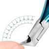 Professional Nail Clippers Stainless Steel 120 Degree Angled Cutter Ergonomic Handle Toenail Clippers Podiatrist Pedicure Tool