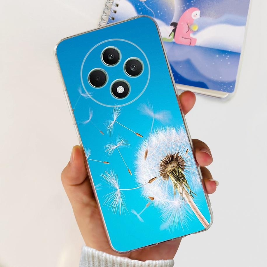 For Oppo Reno12 F Case CPH2637 Shockproof Cover Cute Cat Cartoon Soft Slim Clear Phone Cases For OPPO Reno 12F 4G CPH2687 Fundas
