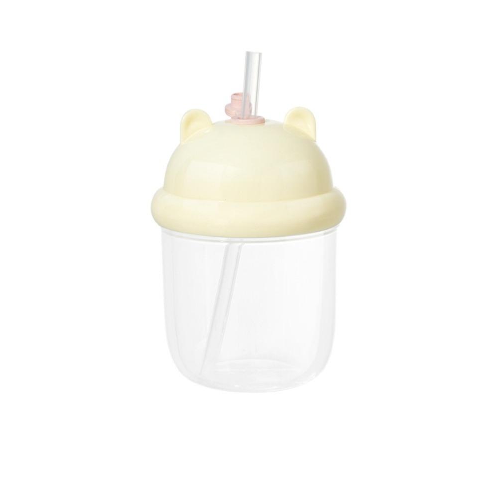 Multi-purpose Portable Straw Cup Mini Size Plastic Tons Ton Cup 450ml Water Cup