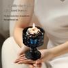 Ceramic Stemmed Cup Soy Wax Scented Candle - High-End Decorative Ornament & Holiday Gift