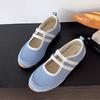 Flat red ballet Mary Jane single shoes women's shoes 2025 spring and summer new casual versatile shoes
