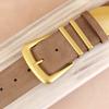 Wide Belt Women'S Pin Buckle Genuine Leather Cow Velvet Waist Seal Decorative Coat Belt