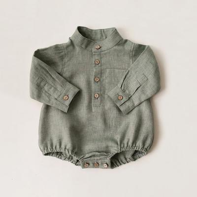 Tuta body a manica lunga in cotone per neonato Maschietto Abbigliamento per neonati per la primavera