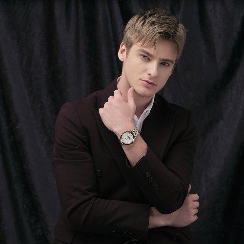 [GEIGER] Мужские металлические часы GEIGER Diamond Moonmaster GE8027RG_M GE8027RG_M