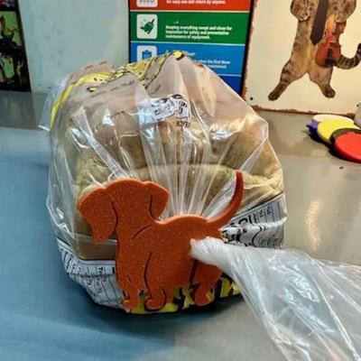4 Pezzi Fermagli per Sacchetti con Coda di Gatto Riutilizzabili Fermagli per Sacchetti Cibo Gatto Cane Stampati 3D Divertenti a Forma di Coda di Gatto Cane Regali per Amanti dei Gatti