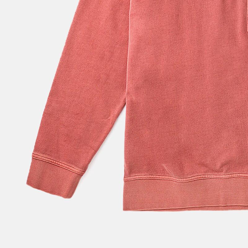 Timberland Solid Logo Pullover Hoodie Men hoodies Spicy-Red A42MF-EG6