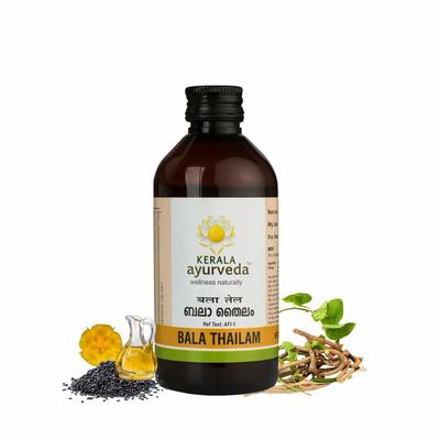 Bala Thailam 200 ml Kräuter-Muskel- & Gelenkmassageöl für Flexibilität & Erholung