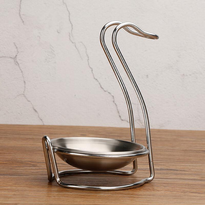 

Swan Shaped Stainless Steel Utensil Rest