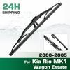 Rear Windshield Wipers Blades,Premium All-Season Wiper blades Replacement For Kia Rio MK1 Wagon Estate 2000-2005