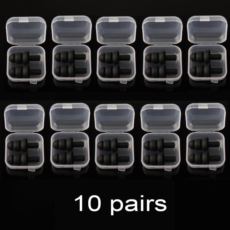 Soft Silicone Ear Plugs Sound Insulation for Sleeping Swimming Ear Protection Earplug Waterproof Anti Noise Reduction Earplugs