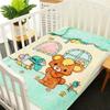Cartoon Baby Double Layer Cloud Blanket for Newborns - Spring/Autumn Photography Blanket