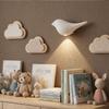 Small Bird Wall Light With Rechargeable Led Sensor For Kids Bedroom Decor
