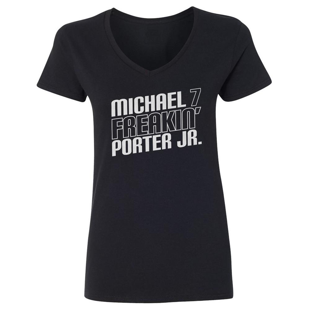 

Michael Freakin Porter Jr. Tribute - Brooklyn Fans Ladies V-Neck Tshirt Unisex T-Shirt M
