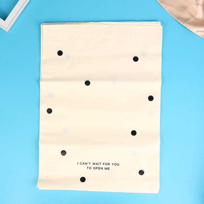 10 Pcs/Lots Bow Knot Packaging Bags Waterproof Logistics Clothing Postal Pouch Custom Plastic Shipping Mailing Bag