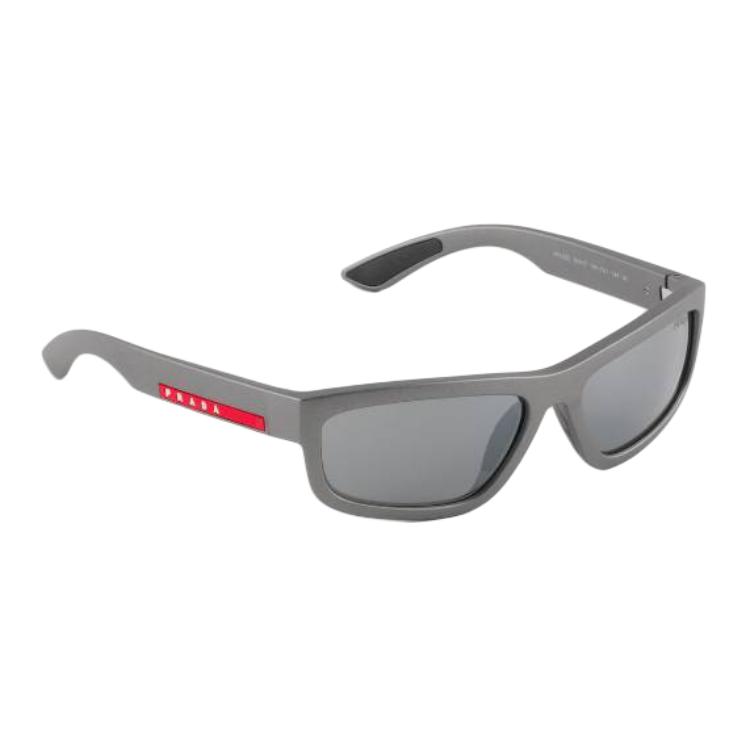 Prada Original Design Nylon Irregular Shape Sunglasses Unisex sunglasses Gray SPS05ZE16XF07W1C059