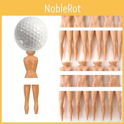 20 Pcs Nude Lady Golf Tees Model Ball Nails Auxiliary Tool Material Plastic