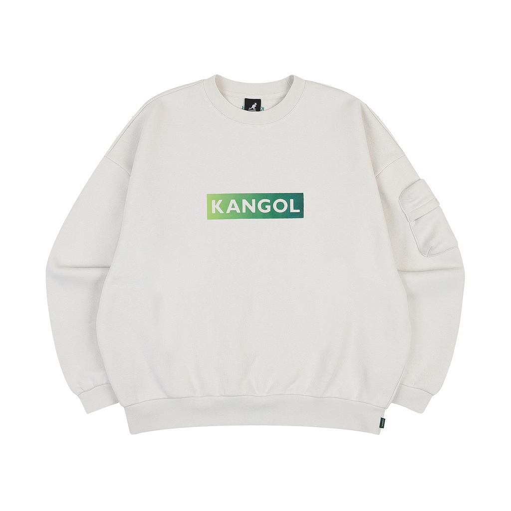KANGOL Gradient Logo Sweatshirt 1762 Ecru
