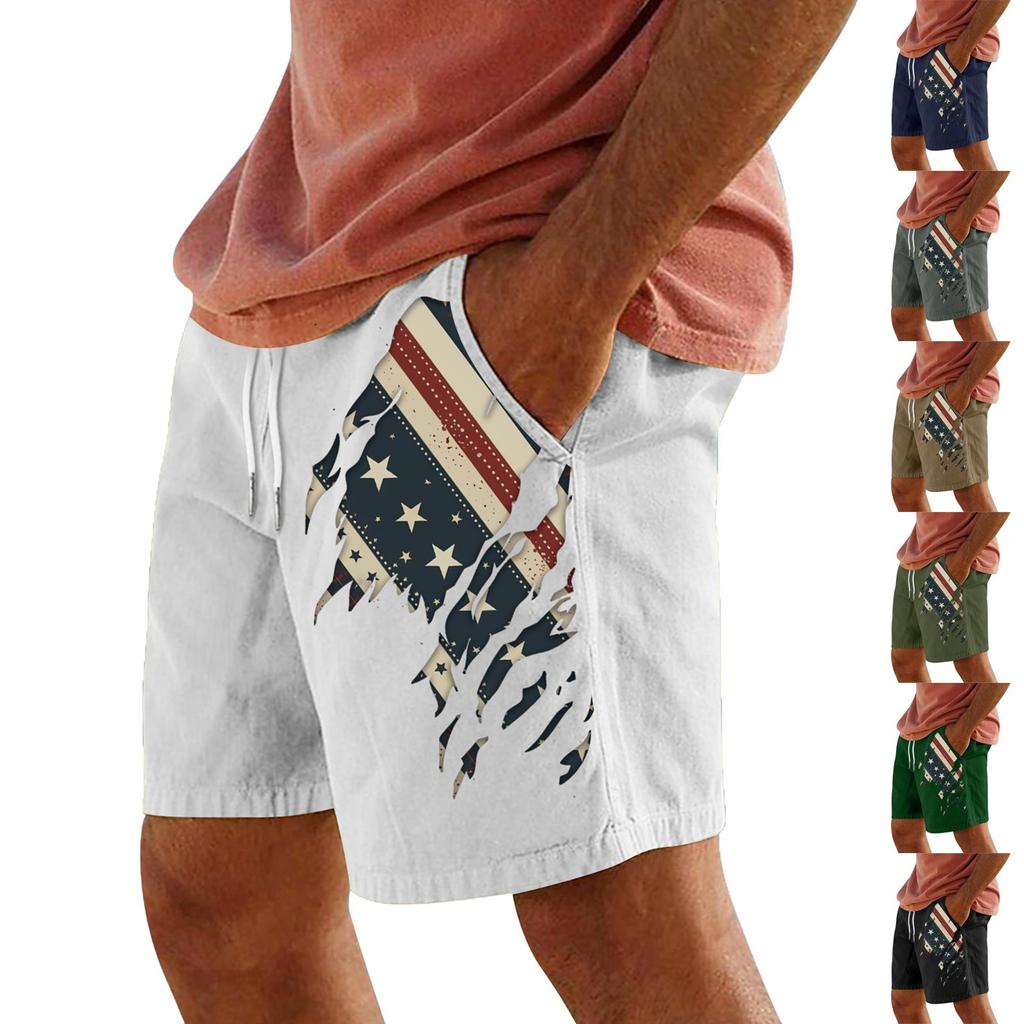 Pantalones Deportivos Holgados Casuales de Verano para Hombre Pantalones Cortos de Playa Grandes