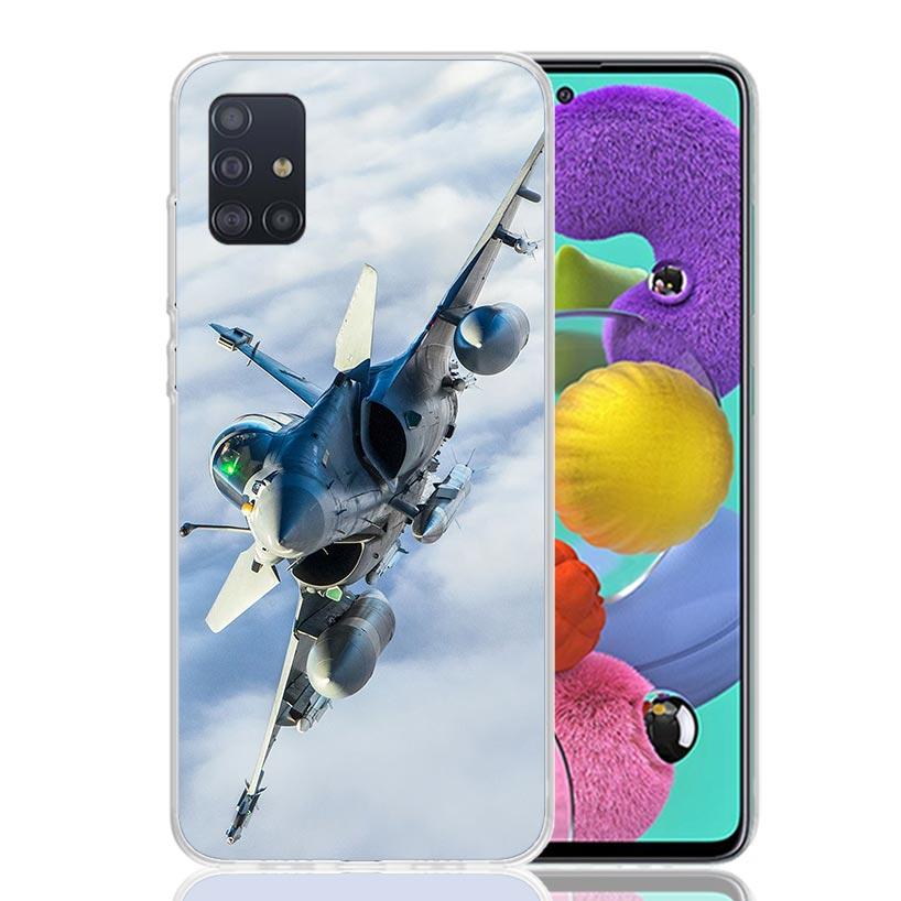 Aircraft Airplane Cool Phone Case For Samsung Galaxy A52 A32 A22 A12 A02S A50S A30S A51 A31 AA71 Note 20 Ultra 10 S10 Plus Galax
