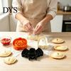 Teigpresswerkzeug Halloween Kuchenform, Kürbis/Apfel/Haselnuss/Fledermaus/Geist/Apfel geformt, ABS Partyzubehör Küche für Feiertagsbacken und Gebäck Antihaftbeschichtet