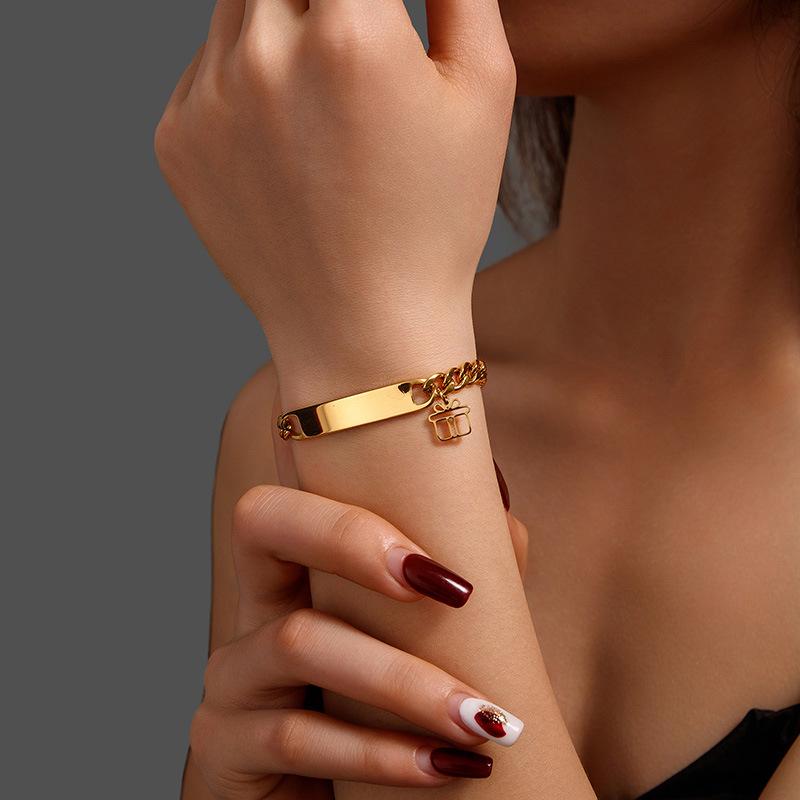 Edelstahl Schneemann Schneeball Armband - Europäischer & Amerikanischer Stil Weihnachtsgeschenk