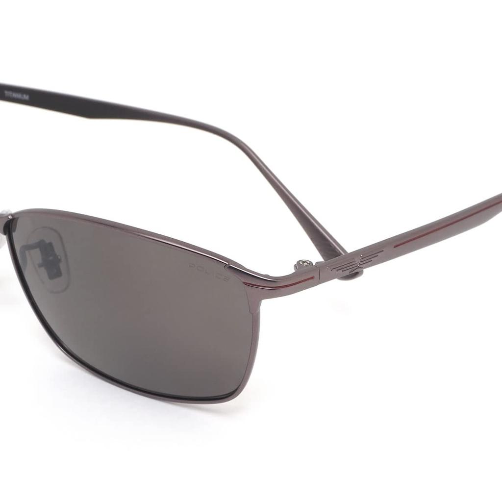 Óculos de sol SPLE44J 627P 60 Tamanho ARROW Arrow Lente polarizada Óculos de sol polarizados [Police]