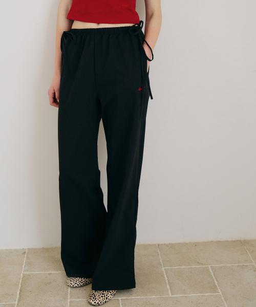 HEEARI Posie Ribbon Lounge Pants_Black