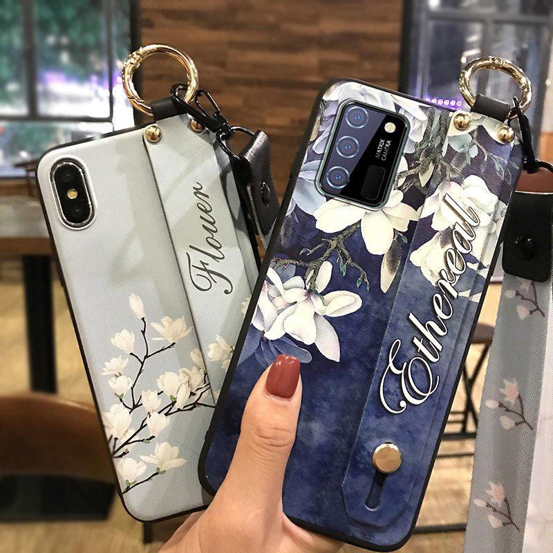 Водонепроницаемый ремешок на запястье Чехол для телефона для Oukitel C25 Подставка Шнурок Грязеотталкивающая Задняя крышка с кольцом Защитный Противоударный