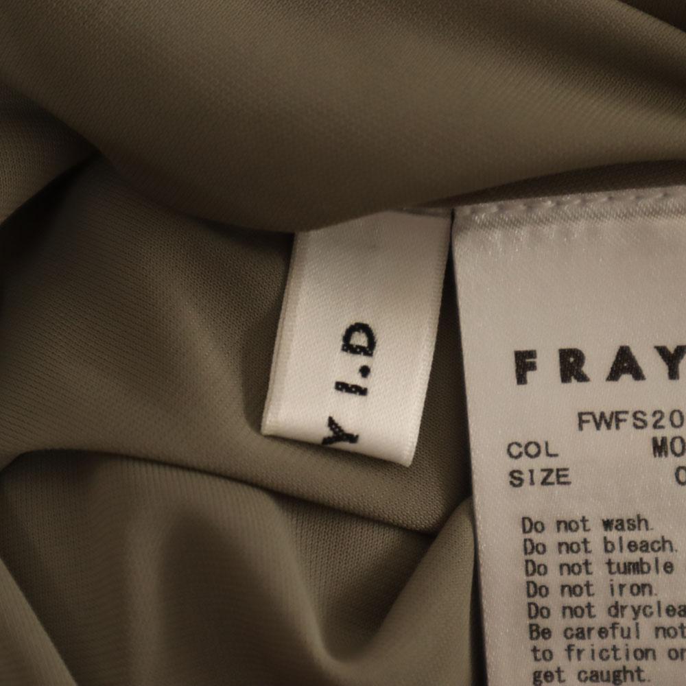 Nepoužitá FRAY I.D s visačkou Maxi délka Saténový vzhled kůže Plisovaná sukně moka Ženy Použitá