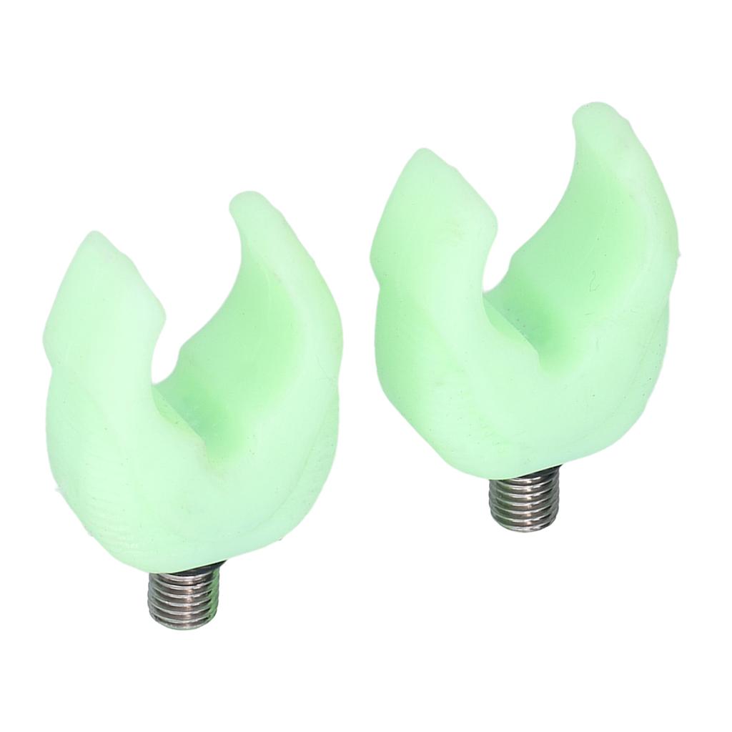 4pcs Carp Fishing Rod Rest Silica Gel Rod Butt Rest Grips Fishing Rod Holder with M3/8