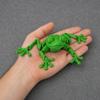 3D Printed Frog Ornament, Movable Joint Figurine, Stress Relief Toy, Creative Desktop Decoration, for Kitchen Car Desk Decor