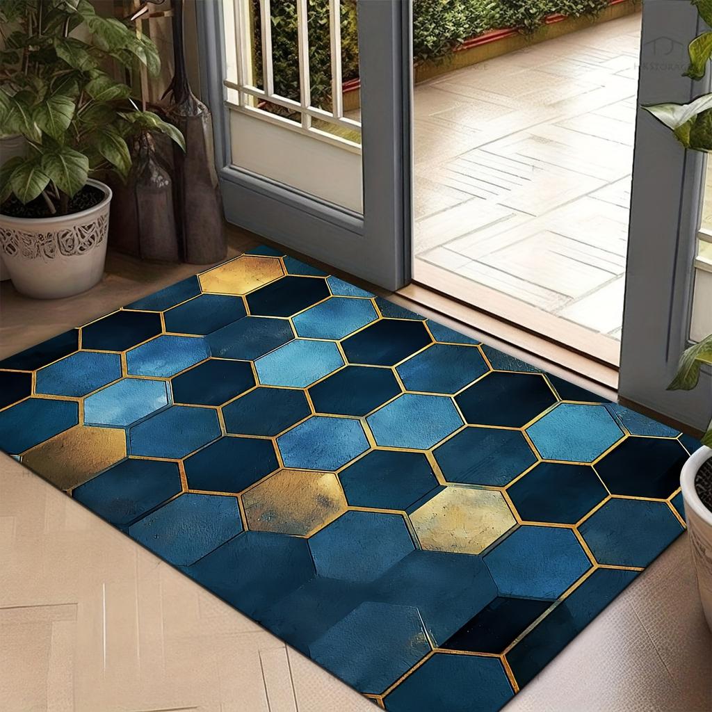 Household Dust-proof and Non-slip Crystal Velvet Floor Mat