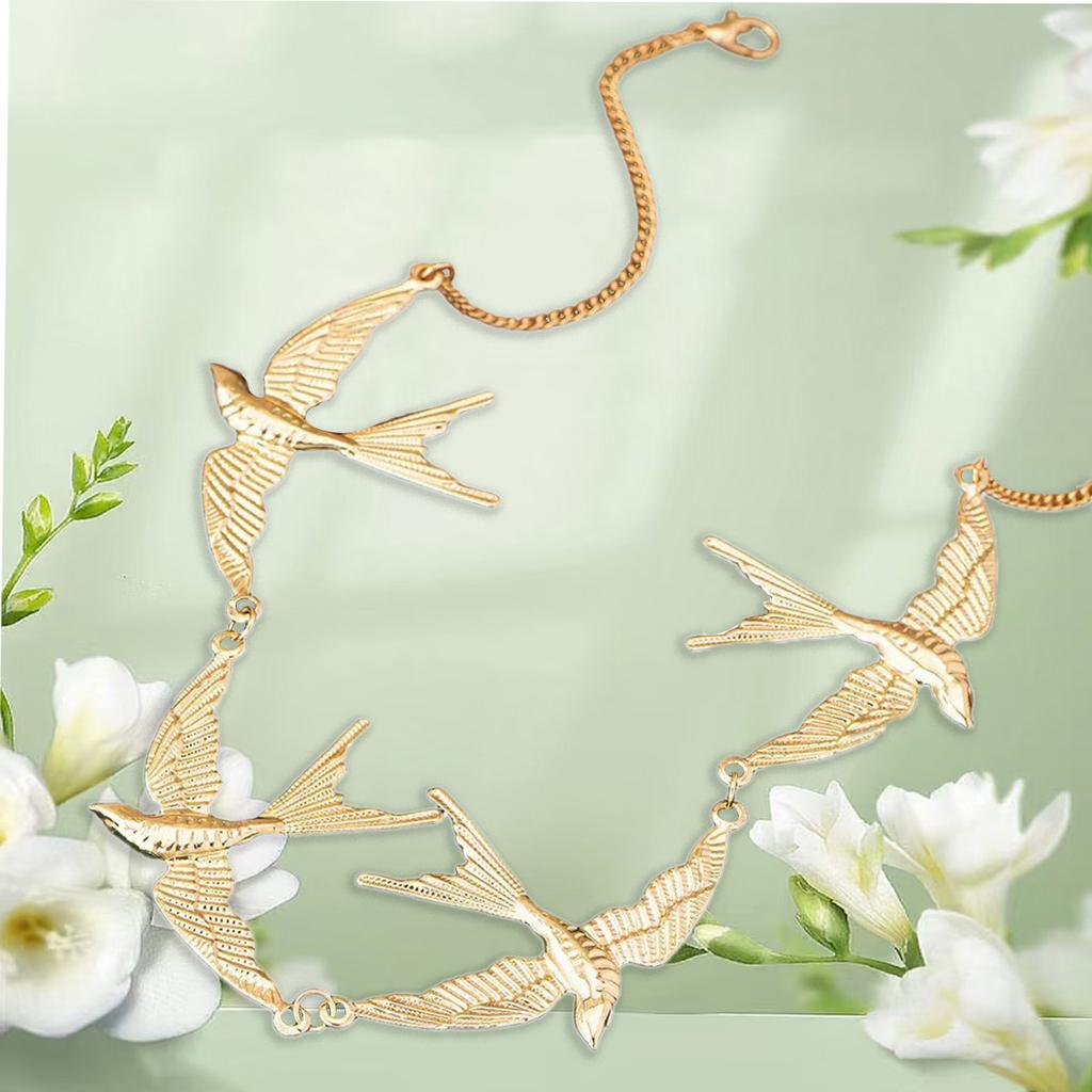 Trend Swallow Connection Necklace Niche Design Sense Personality Fashion Temperament Item Accessories