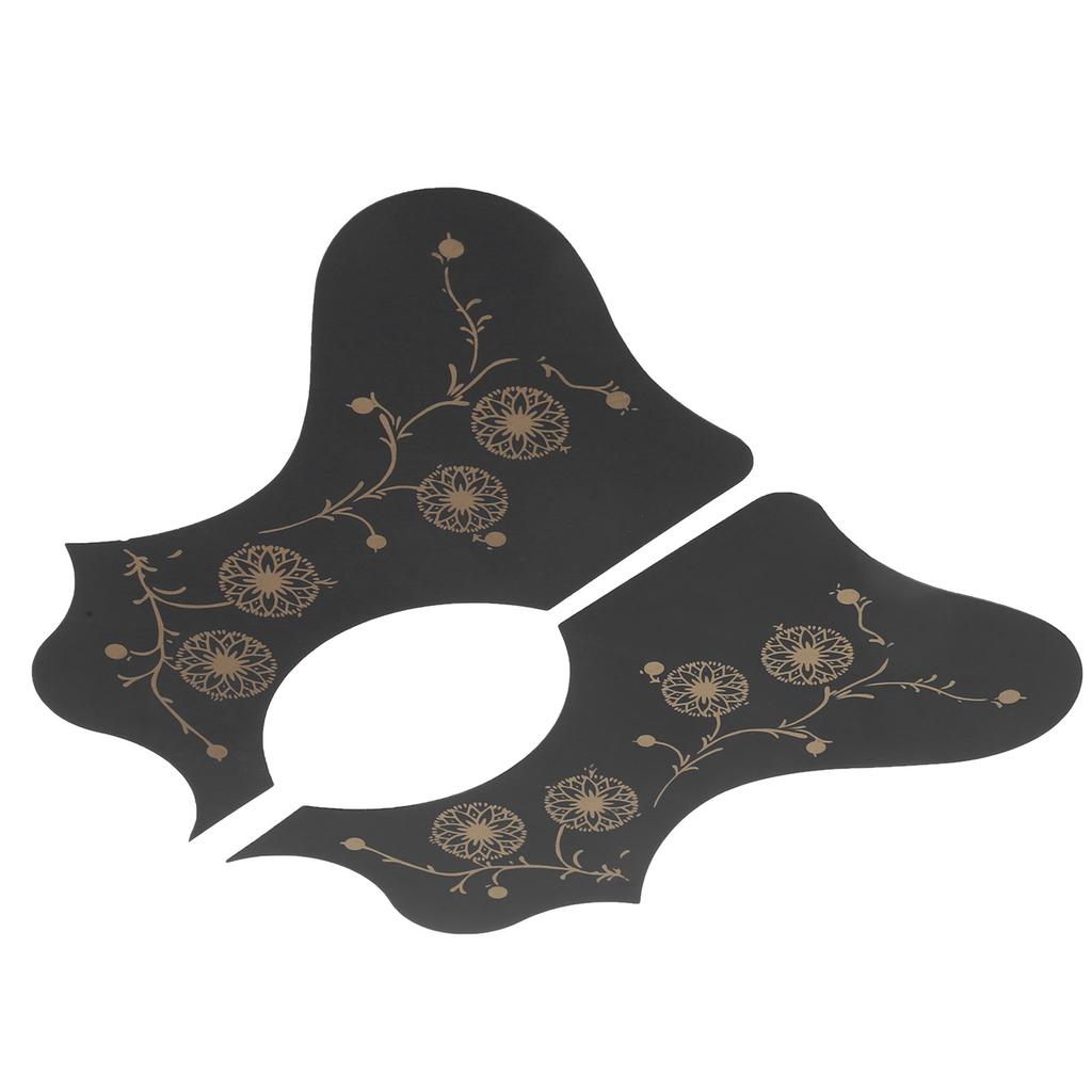 2Pcs Guitar Guard Plastic Pickguard Plate Pack Set Accessory Replacement for Acoustic