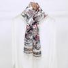Soft Silk Scarf Shawls Sunscreen Beach Hijab Fashion Satin Neck Scarves  Party