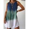 2025 Summer Women Casual Bohemian Beach Dress O Neck Tank Print Dress Women Dresses for Summer
