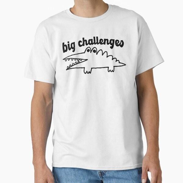 

Vintage Big Challenges Alligator Classic T-Sh T-Shirt Made in US/AUS Size S-2XL Unisex T-Shirt XL