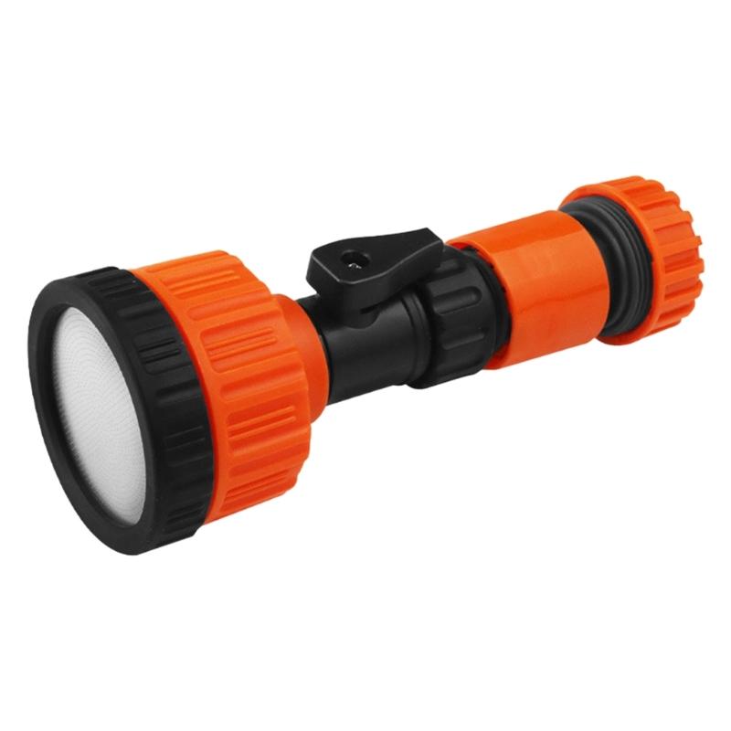 

Adjustable Flow Garden Hose Sprinkler for Seedlings Uniform 6 Connection Adapter Easy Installation Corrosion Resistant 1