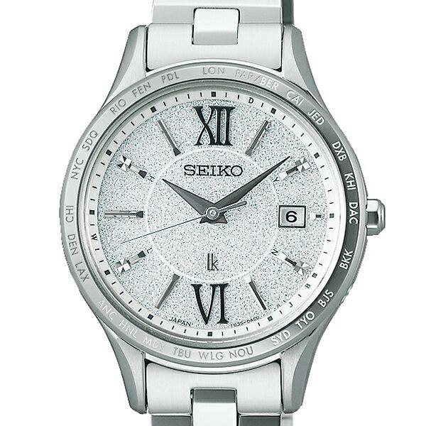 Seiko Lukia Standard Collection SSVV081 Ladies Watch Solar Radio Wave World Time All Silver