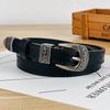 Retro Women Vintage Decorative Jeans Strap Buckle Waistband Streetwear Casual