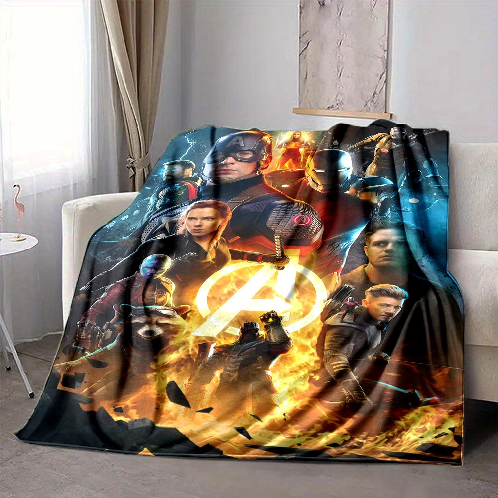 1Pc Avengers Infinity War Blanket Soft And Comfortable Casual Warm Camping Travel Christmas Halloween Xmas Gift M928654