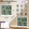 Rongce Farbbildschirm Innen-Thermometer & Hygrometer: Multifunktional, Großes Display, Smiley Elektronisch Digital.