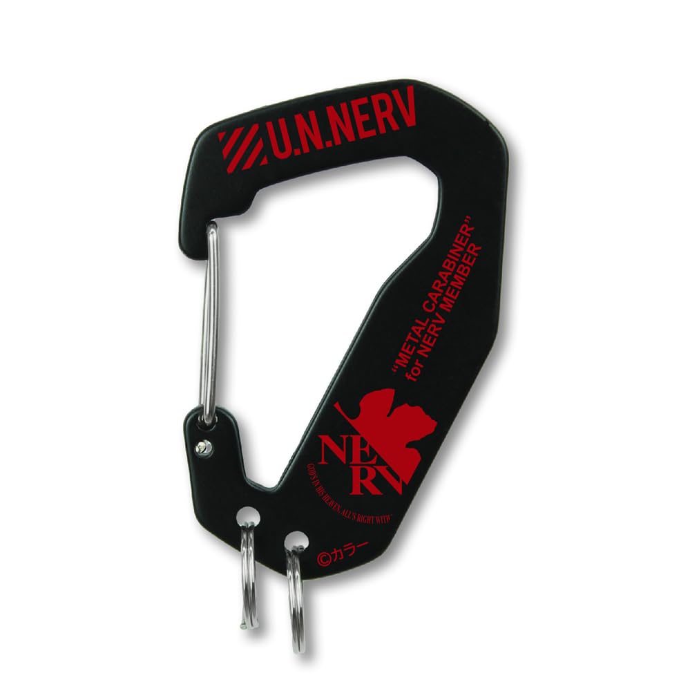 

COSPA EVANGELION NERV Metal Carabiner [Official] чорний