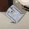 Men's Fashionable Tree Pattern Zipper Wallet Durable PU Leather Card Organizer with Coin Pouch