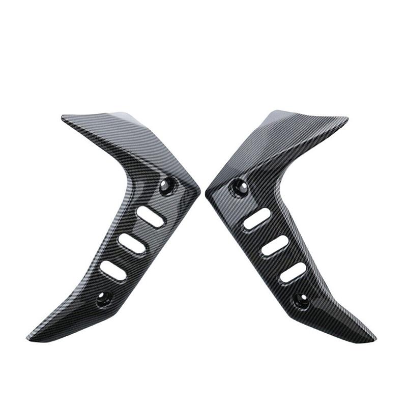 for Kawasaki Z750 2004-2007 Carbon Fiber Motorbike Radiator Side Covers Guards Protective Mesh Trim Fairing Shell Panel Shroud Accessories
