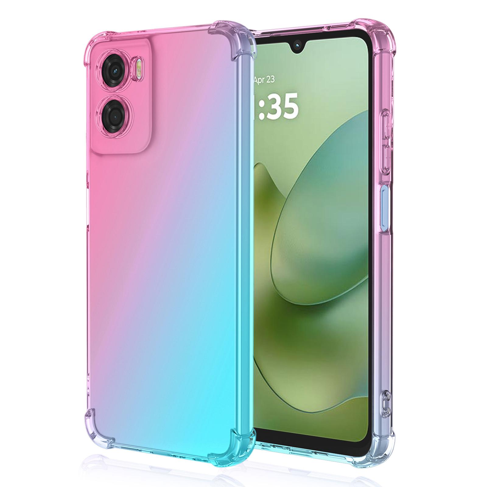 For Motorola Moto G06 4G Case Gradient Color TPU Phone Case Anti-Drop Phone Cover