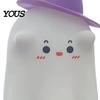 Halloween Room Decoration Magician Ghost Silicone Night Light with Tap Sensing Control, Rechargeable LED Lamp for Battery Operated Bedroom Kids Decor,