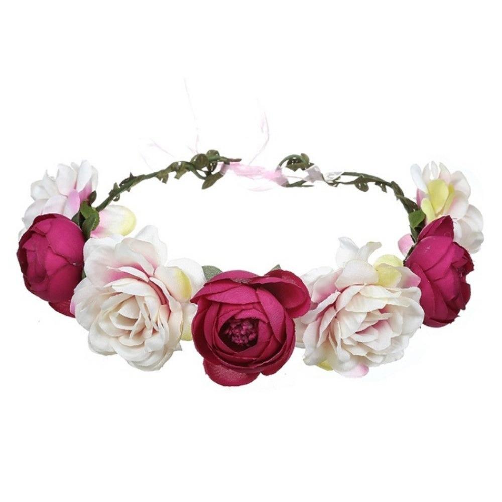 Bohemia Floral Headband Cloth Bridal Garland New Hair Bands  Birthday Party